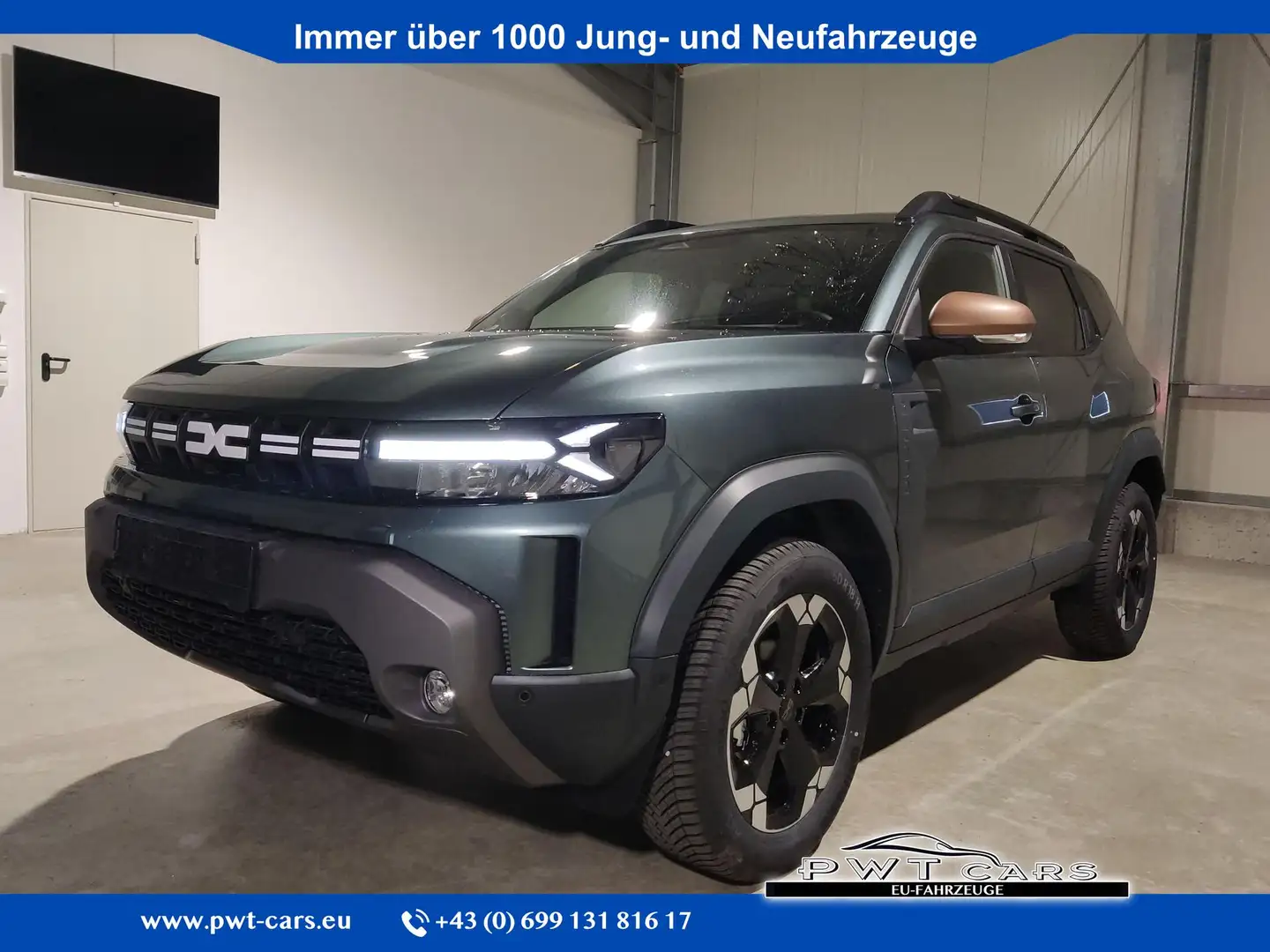 Dacia Duster EXTREME 1.2 TCe 130 Mild-Hybrid 4x4 Navi-Sitzhe... Grün - 1