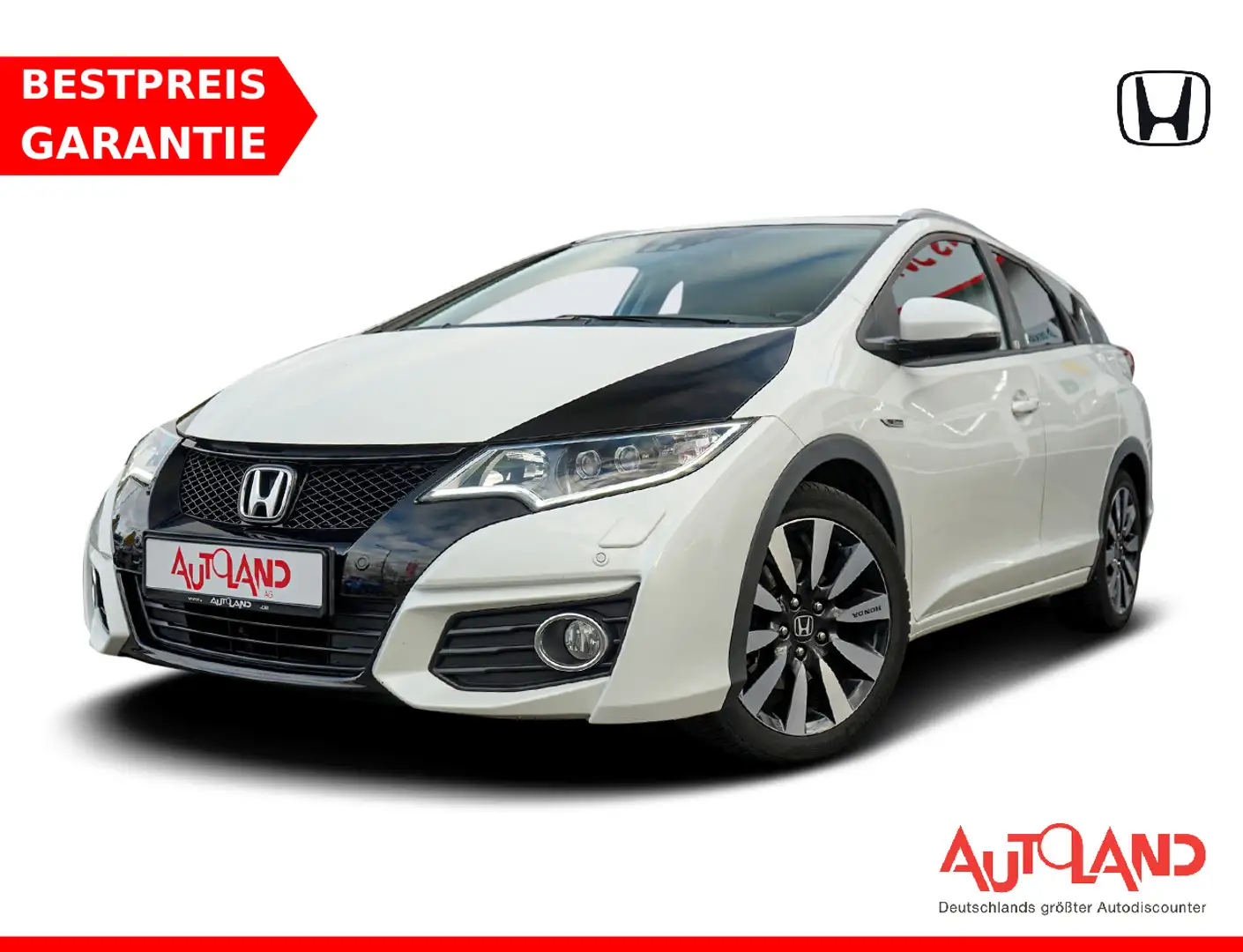 Honda Civic Tourer 1.8 Executive LED Navi Totwinkel Bianco - 1