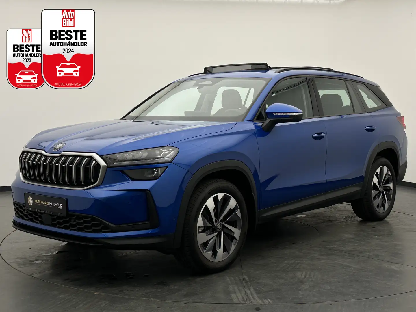 Skoda Kodiaq Kodiaq 2.0 TDI 4x4 DSG +7-SITZER+MATRIX+PANO+AHK Blau - 1