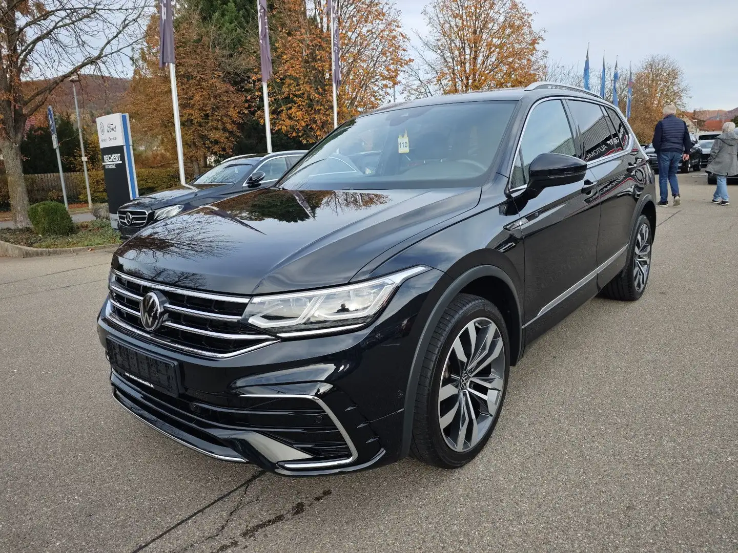 Volkswagen Tiguan Allspace R-Line 190PS DSG #7-S #STH #20" Nero - 2