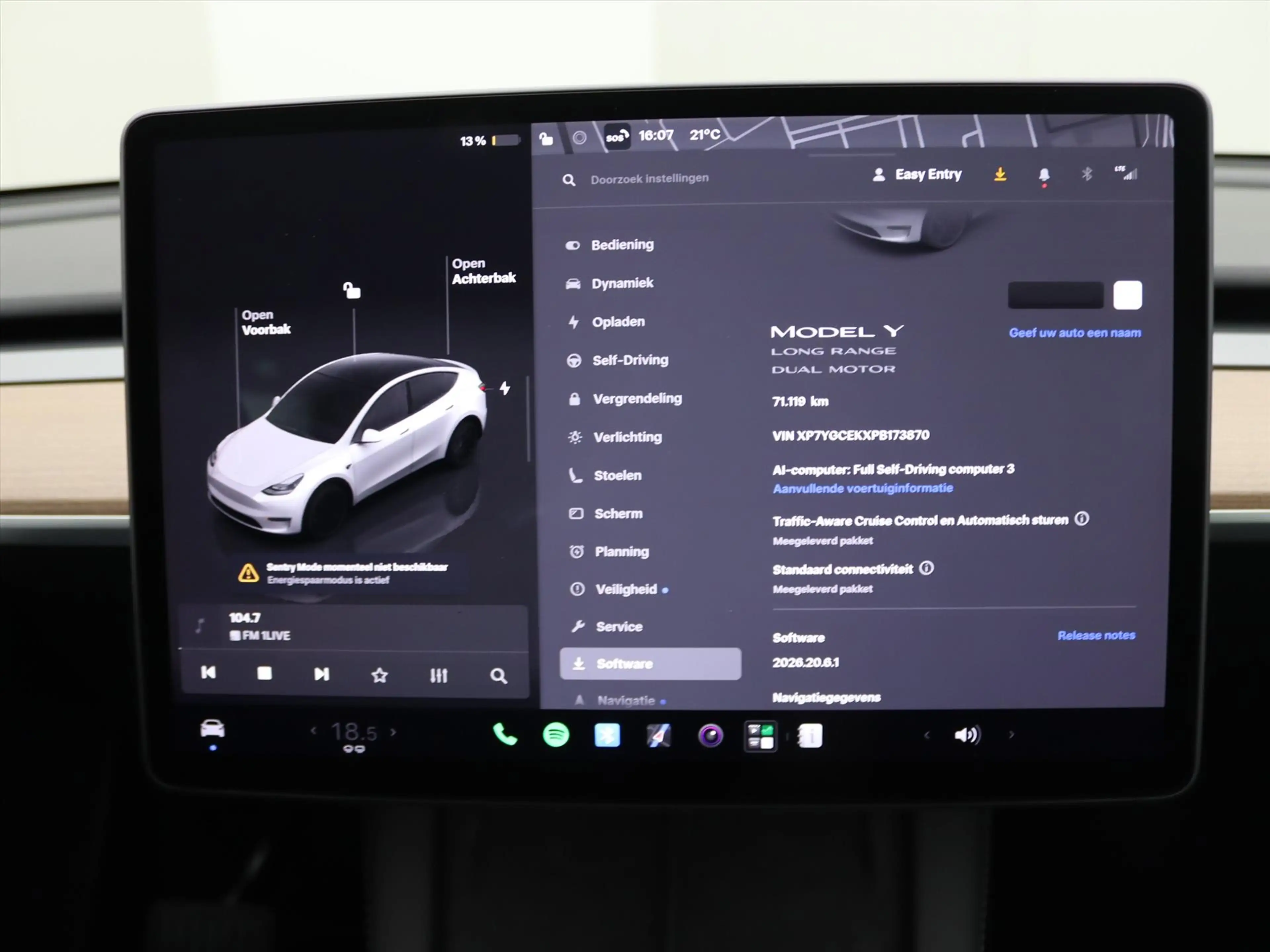 Tesla Model Y Long Range AWD 75kWh 351pk 93.2% SoH [ TREKHAAK+AM — photo 34