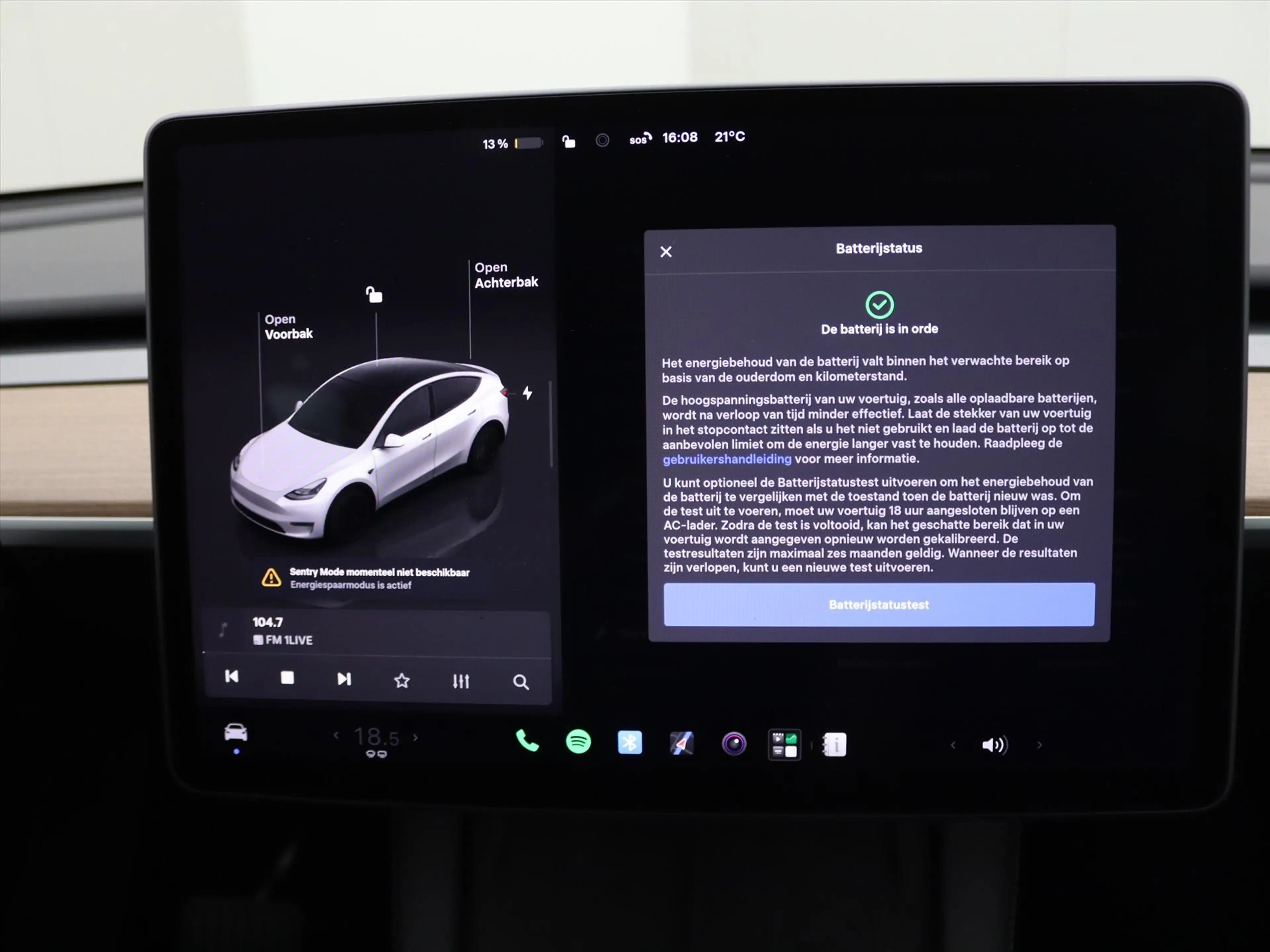 Tesla Model Y Long Range AWD 75kWh 351pk 93.2% SoH [ TREKHAAK+AM — photo 36
