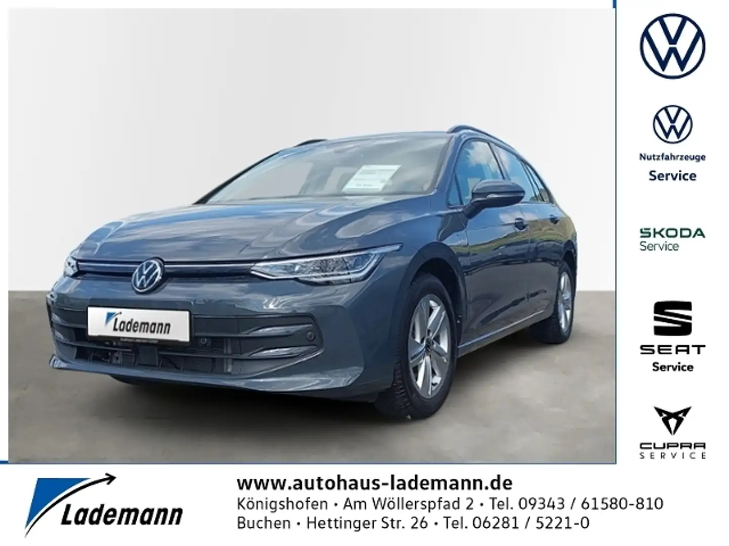 Volkswagen Golf Variant VIII Variant 1.5 TSI PANO+HEAD-UP+AHK+NAVI. Grau - 1