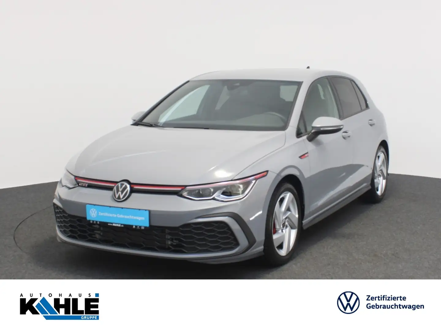 Volkswagen Golf VIII 2.0 TSI GTI Navi LED ACC SHZ Klima RFK App-Co Grau - 1