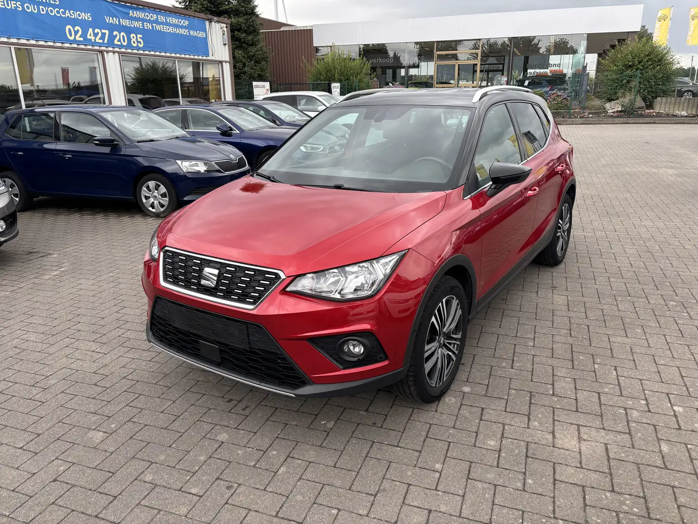 SEAT Arona 1.0 TSI Xcellence DSG (CUIR GPS CLIM) 66000KMS!!! Rot - 1