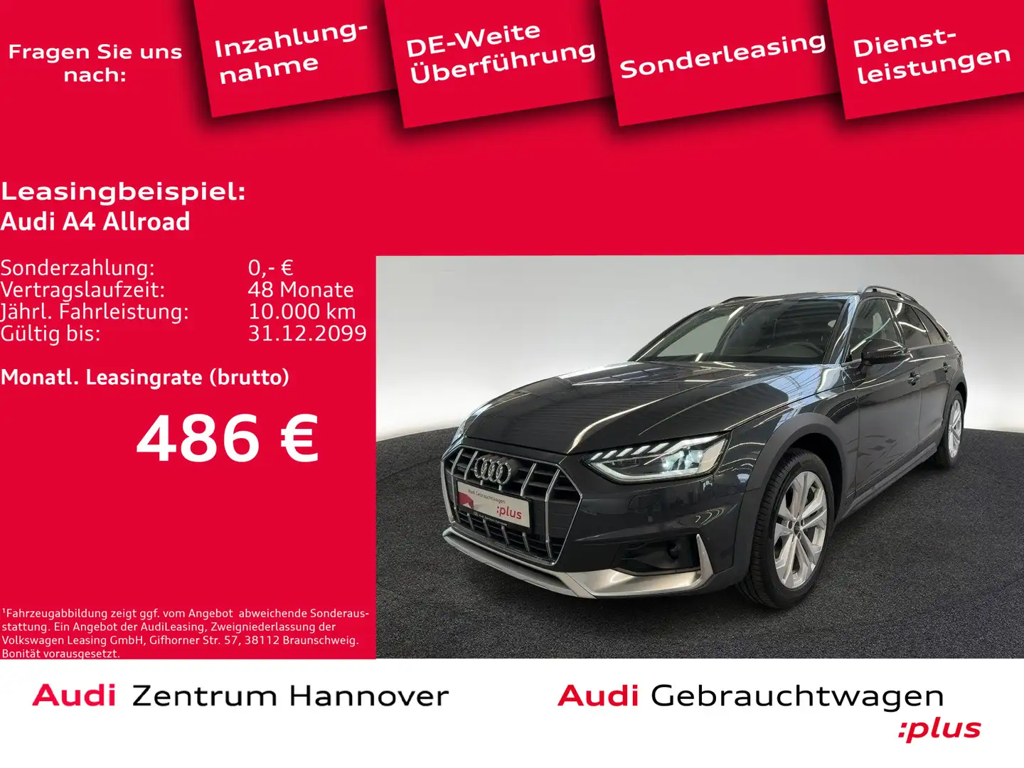 Audi A4 allroad A4 allroad quattro 40 TDI Grau - 1