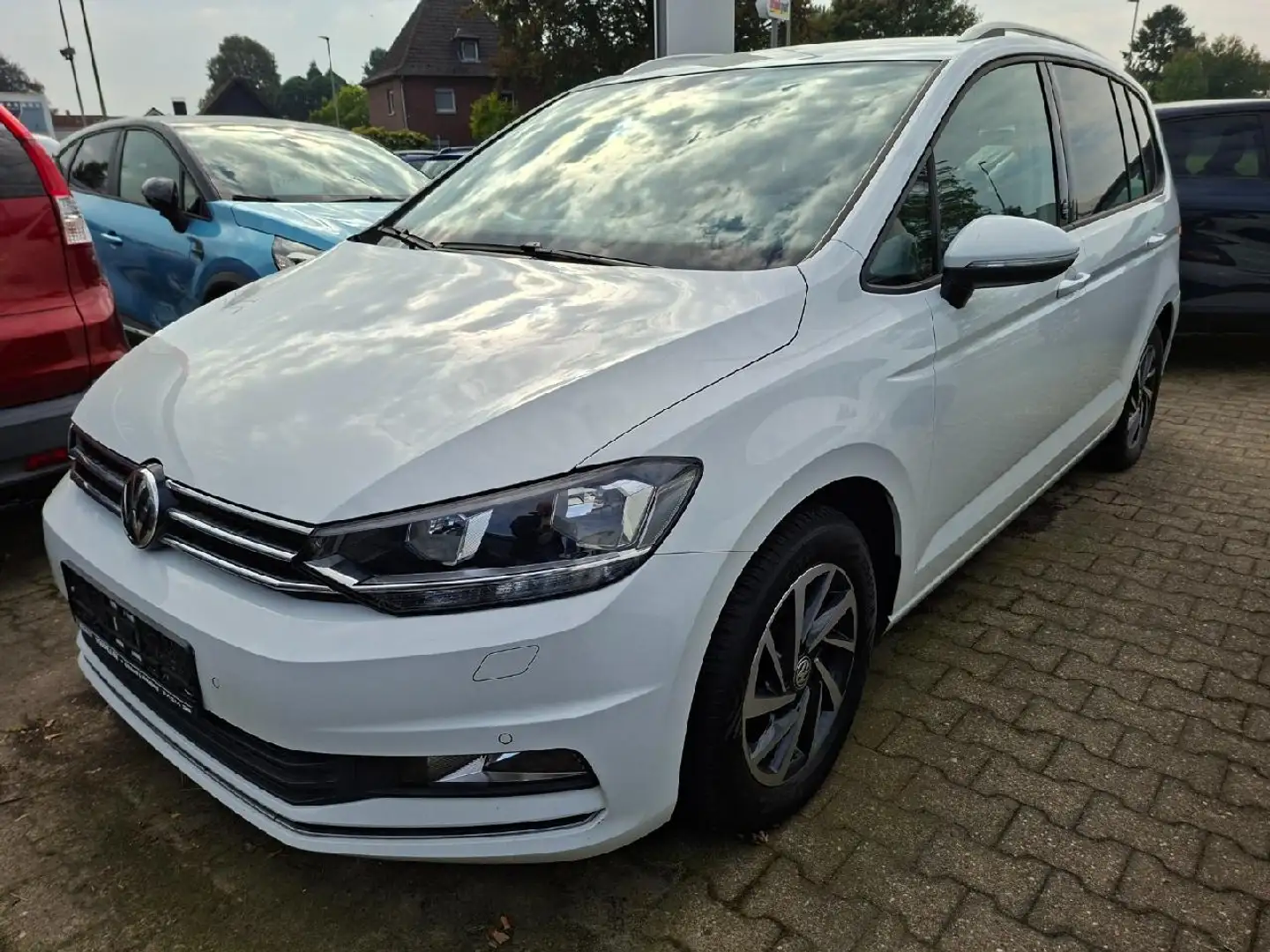 Volkswagen Touran Sound BMT/Start-Stopp*DSG*AHK*3-Z-Klima*Navi*SHZ Blanc - 1
