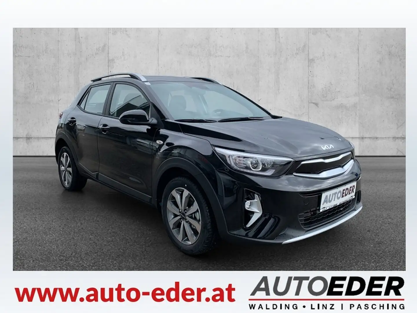Kia Stonic 1,0 TGDI GPF ISG Silber Schwarz - 1