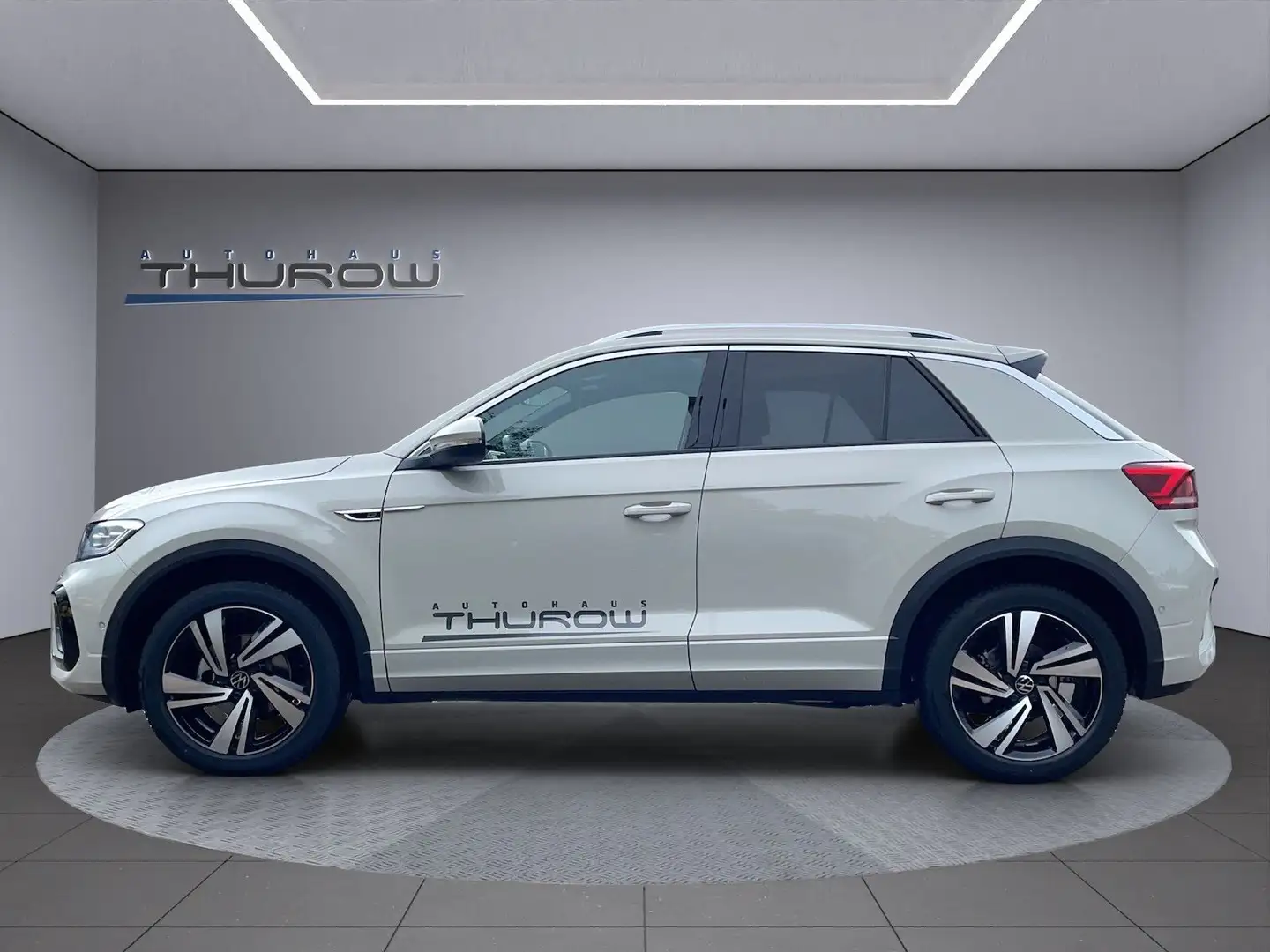 Volkswagen T-Roc 1.5 TSI R-Line DSG LED APP Connect SH ACC Gris - 2