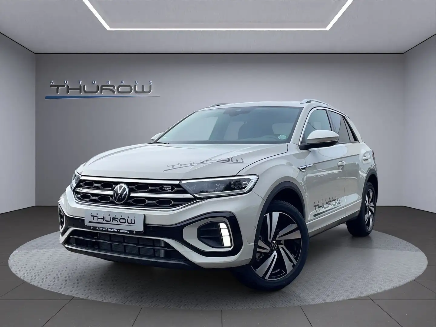 Volkswagen T-Roc 1.5 TSI R-Line DSG LED APP Connect SH ACC Gris - 1