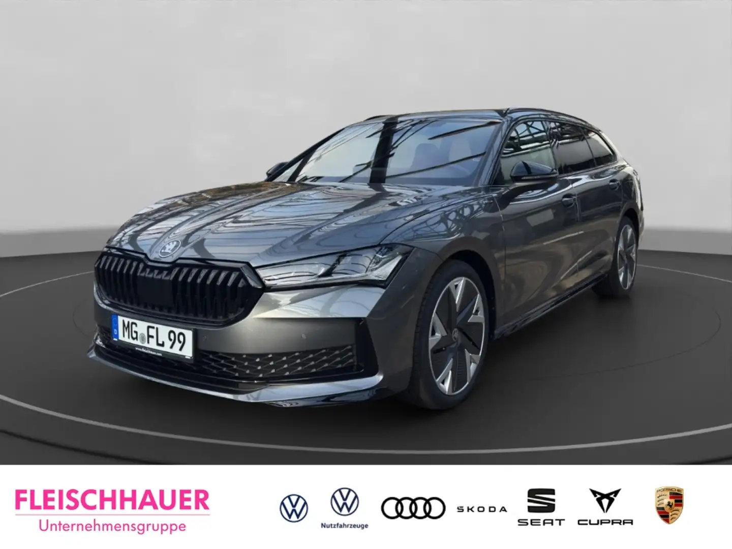 Skoda Superb Combi Sportline 2,0 TDI 110 kW AHK elektr. Sitze N Gris - 1