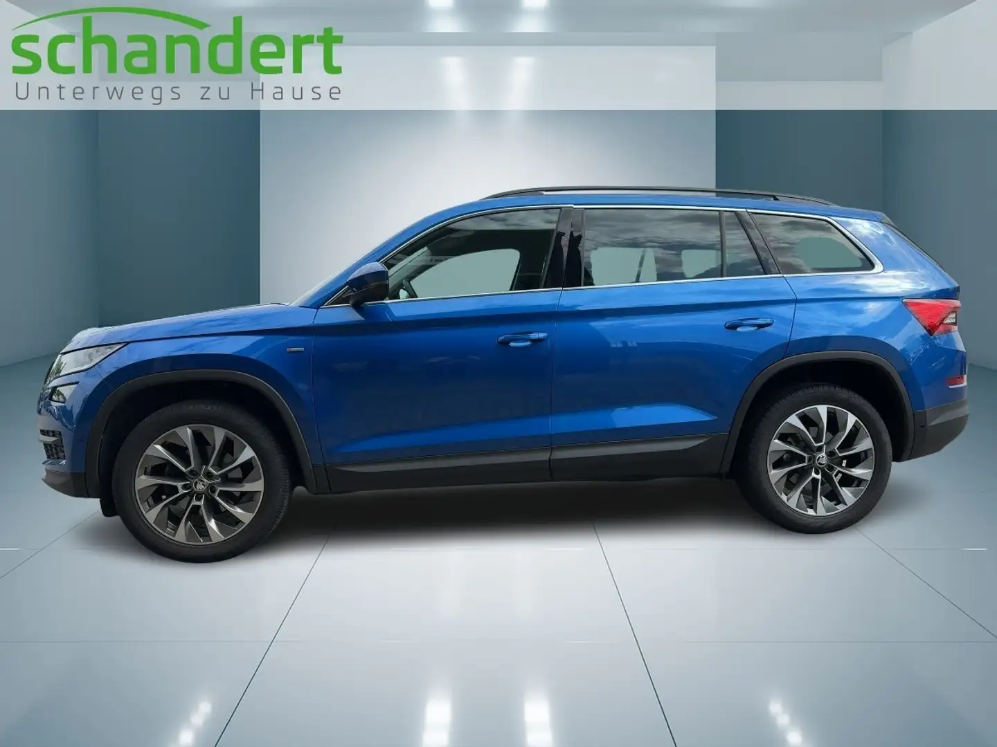 Skoda Kodiaq 1.5 TSI Clever DSG LED Navi AHK PLA Klimaautomat Blau - 2