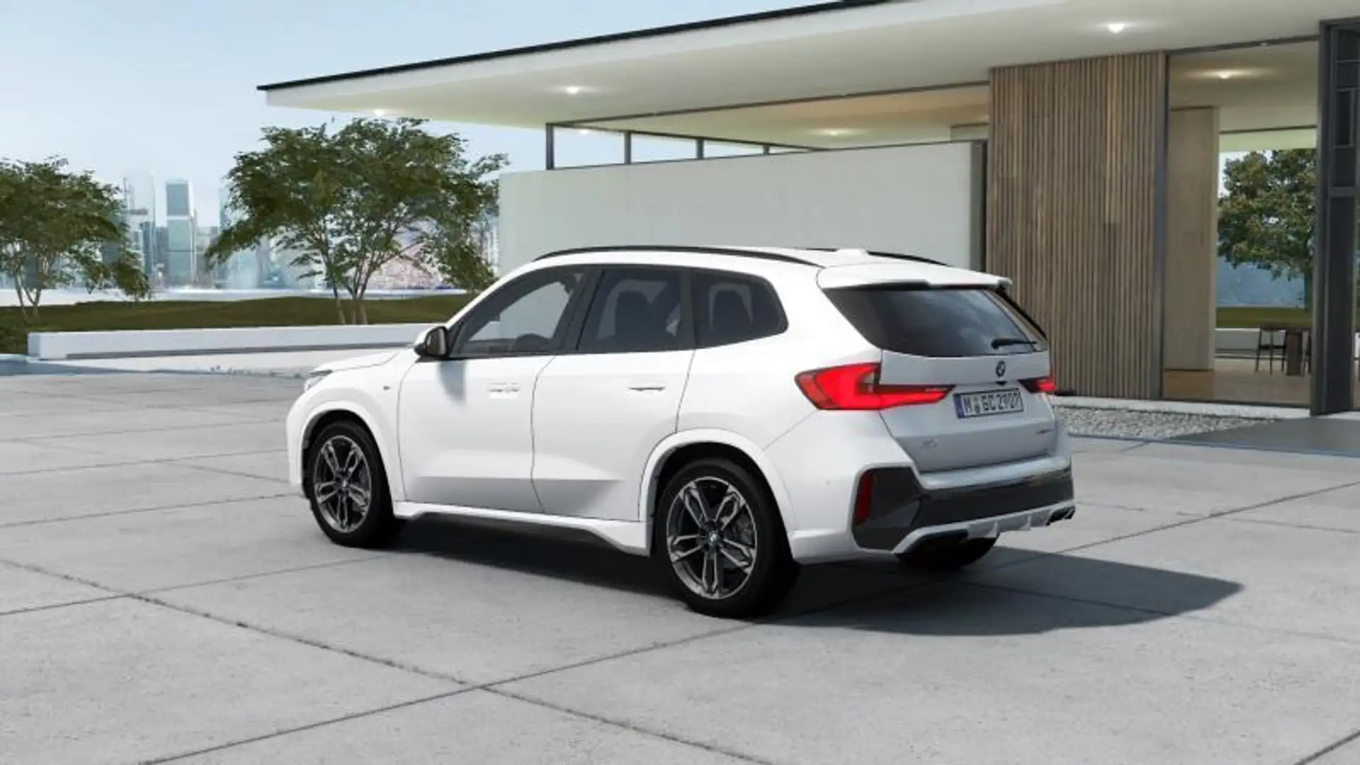 BMW X1 sdrive18d Msport auto Bianco - 2