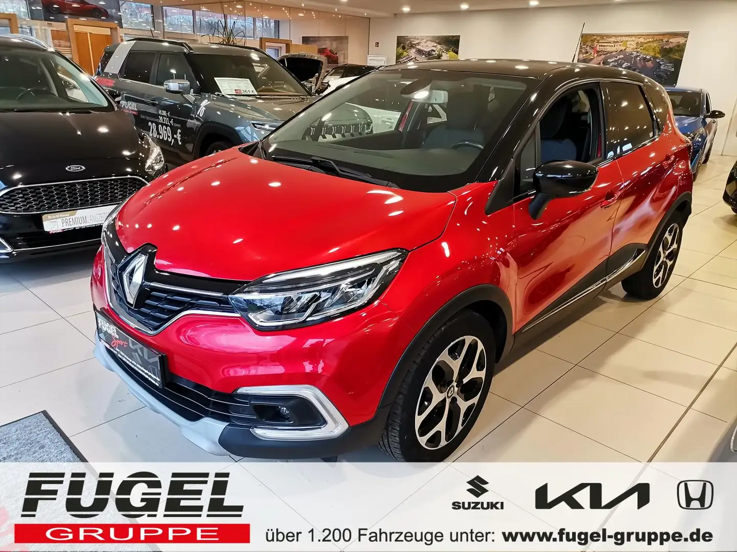 Renault Captur 1.3 TCE Collection AT SHZ|LED|NAVI|RFK Rot - 1