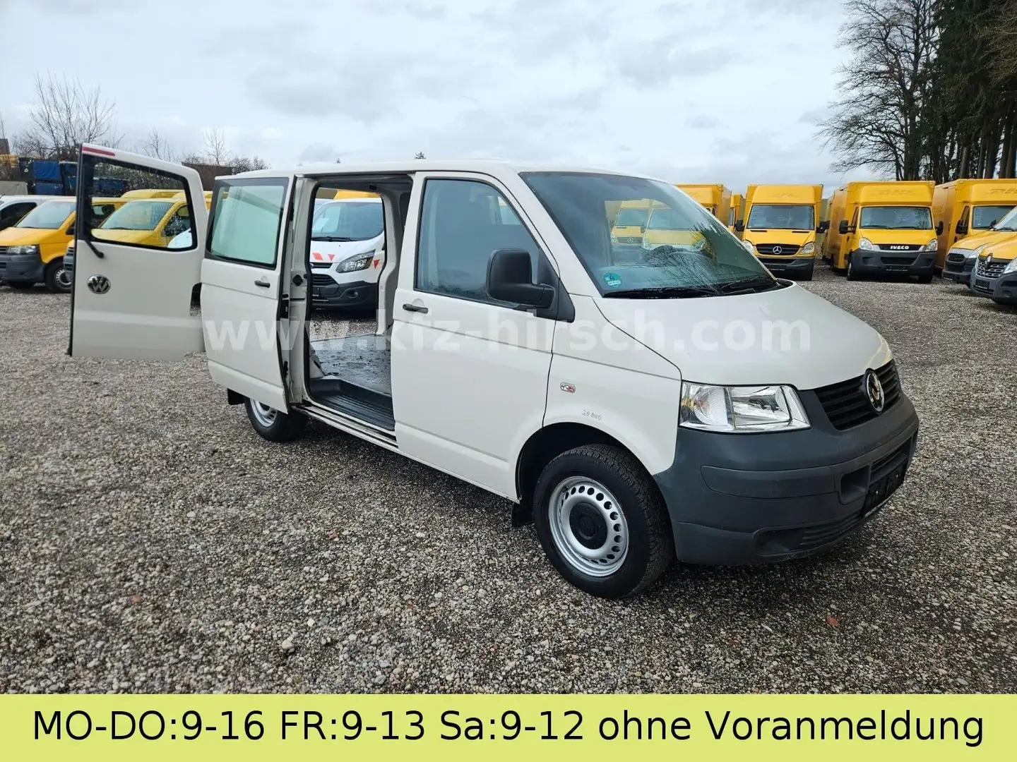 Volkswagen T5 Transporter T5 1.9 TDI 2xSchiebetüre+ Flügeltüre Scheckheft Jaune - 1