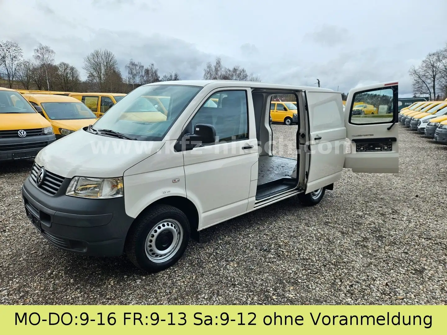 Volkswagen T5 Transporter T5 1.9 TDI 2xSchiebetüre+ Flügeltüre Scheckheft Jaune - 2