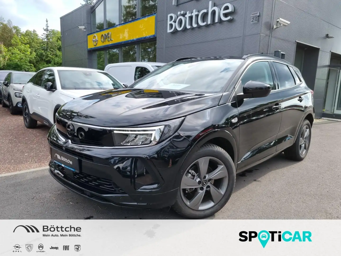 Opel Grandland GS Line AHK*KAMERA*TEILLEDER*NAVI Schwarz - 1