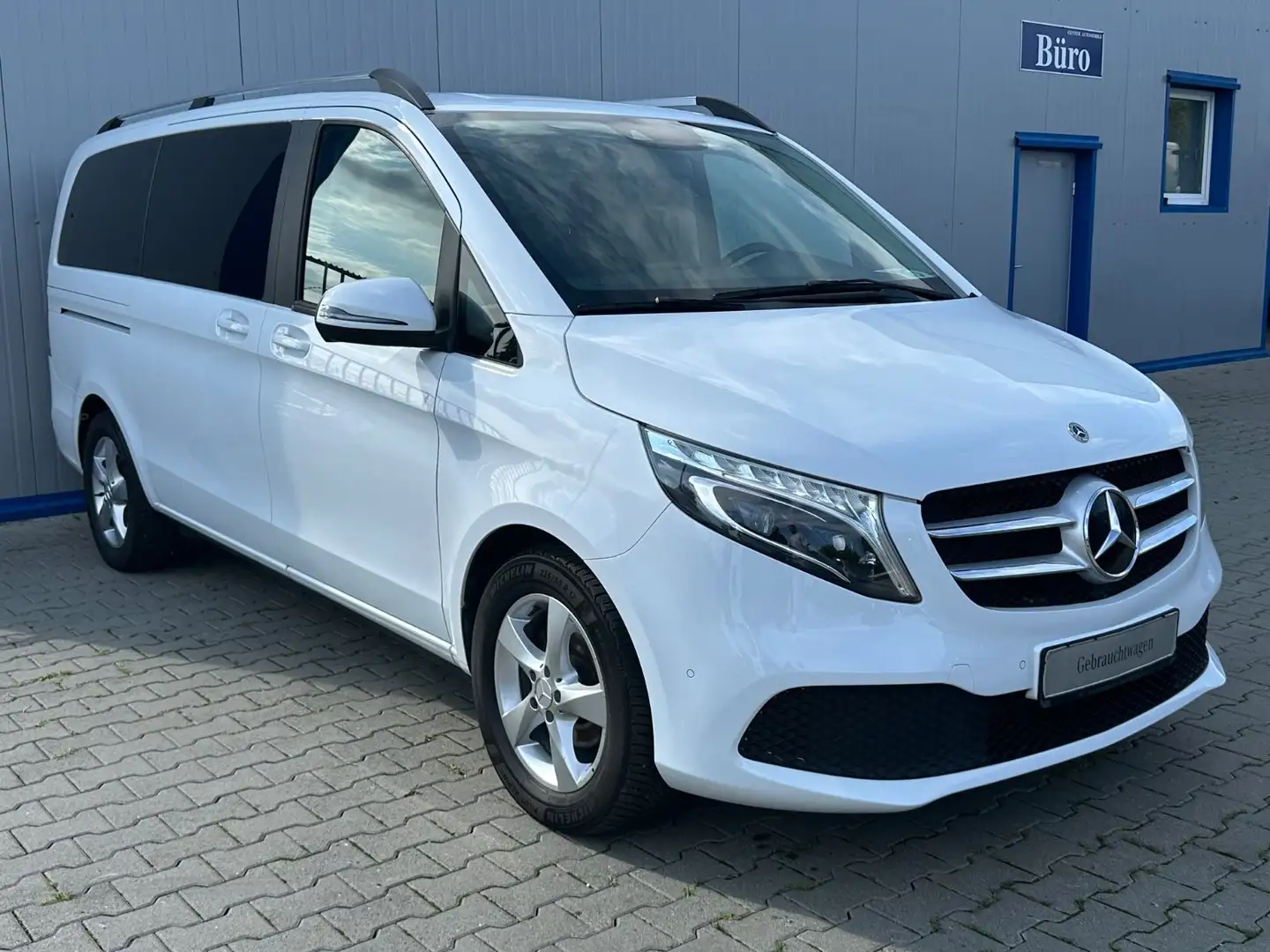 Mercedes-Benz V 220 LANG 9G-TR WEBASTO NAVI MBUX KAMERA 7-SITZ Blanc - 2
