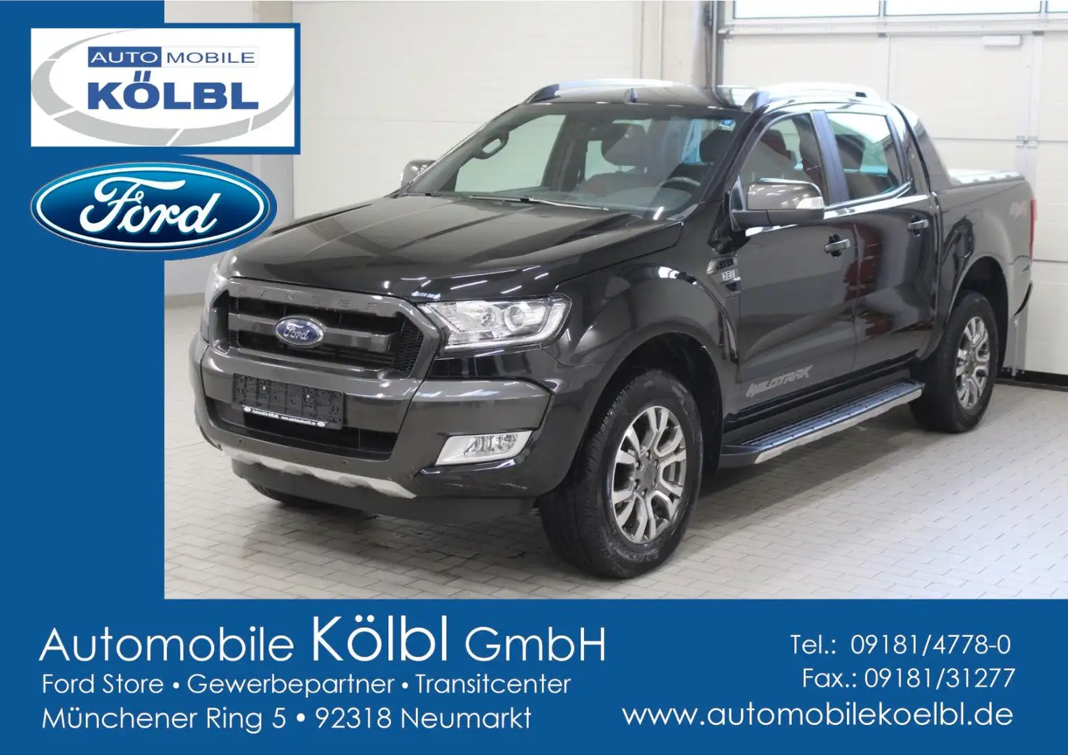 Ford Ranger Wildtrak DoKa 3.2l Auto./ROLLO/ACC/STAND/ Noir - 1