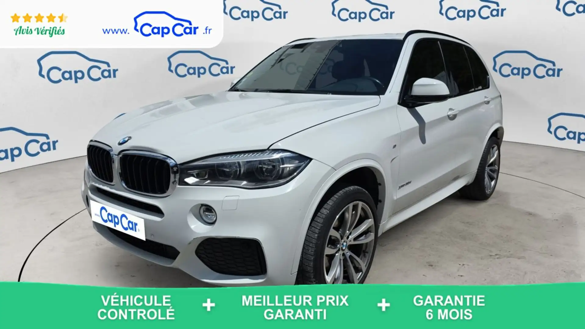 BMW X5 (F15) 25d xDrive 218 M Sport Blanc - 1