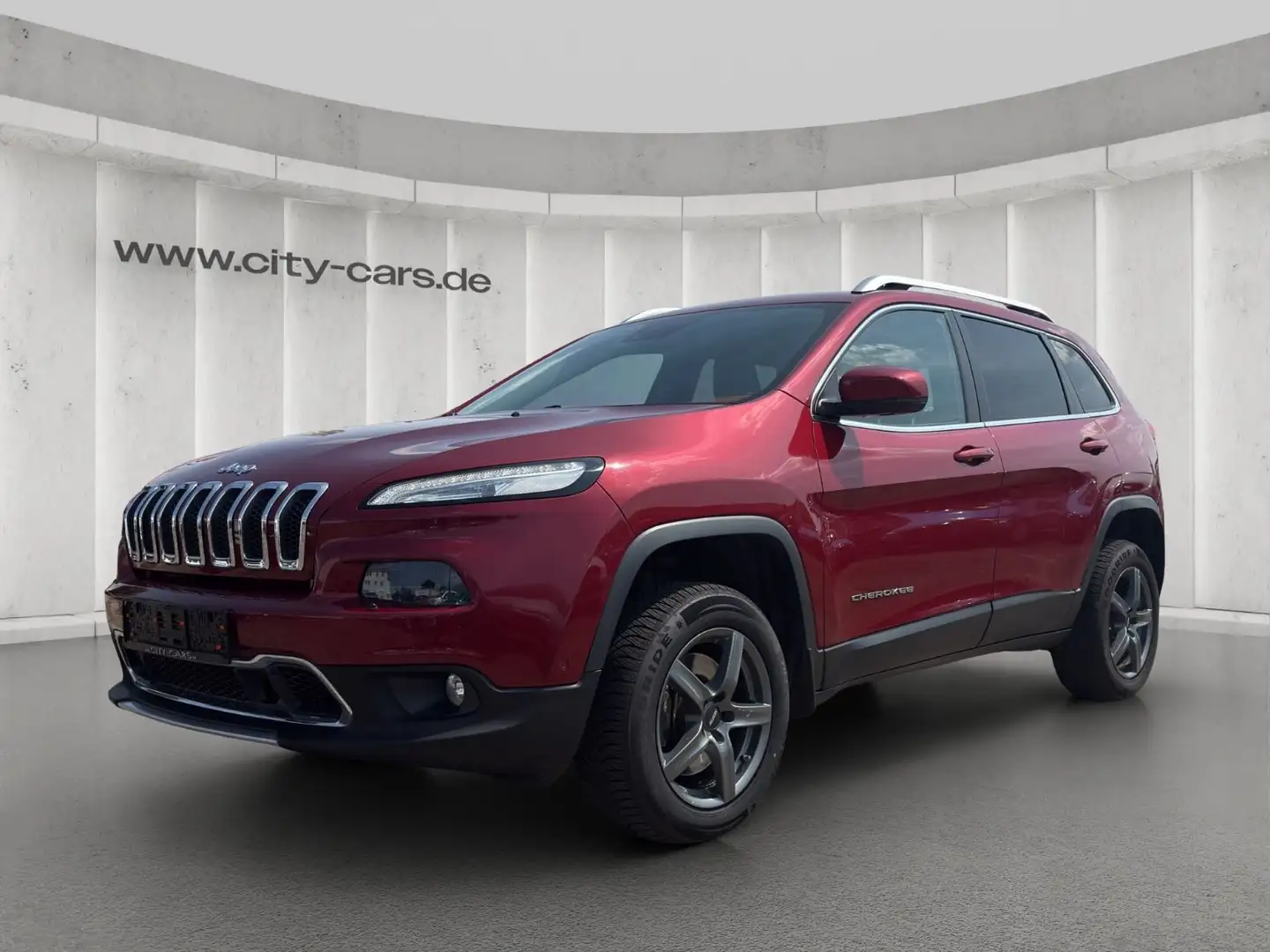 Jeep Cherokee Limited 4WD*ACC*Cam*Xenon*Leder*AHK Rot - 1
