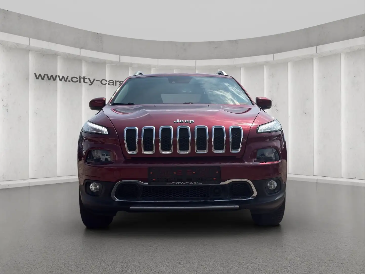 Jeep Cherokee Limited 4WD*ACC*Cam*Xenon*Leder*AHK Rot - 2
