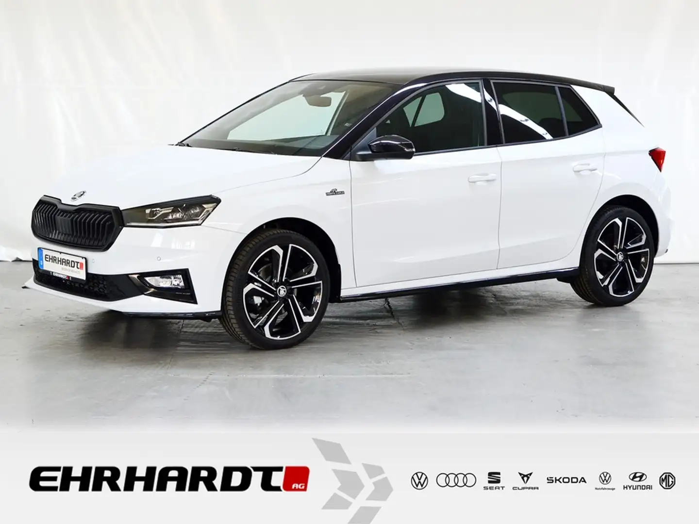 Skoda Fabia 1.0 TSI DSG Monte Carlo PANO*LED*NAV*SHZ*TEMP*P... Weiß - 1