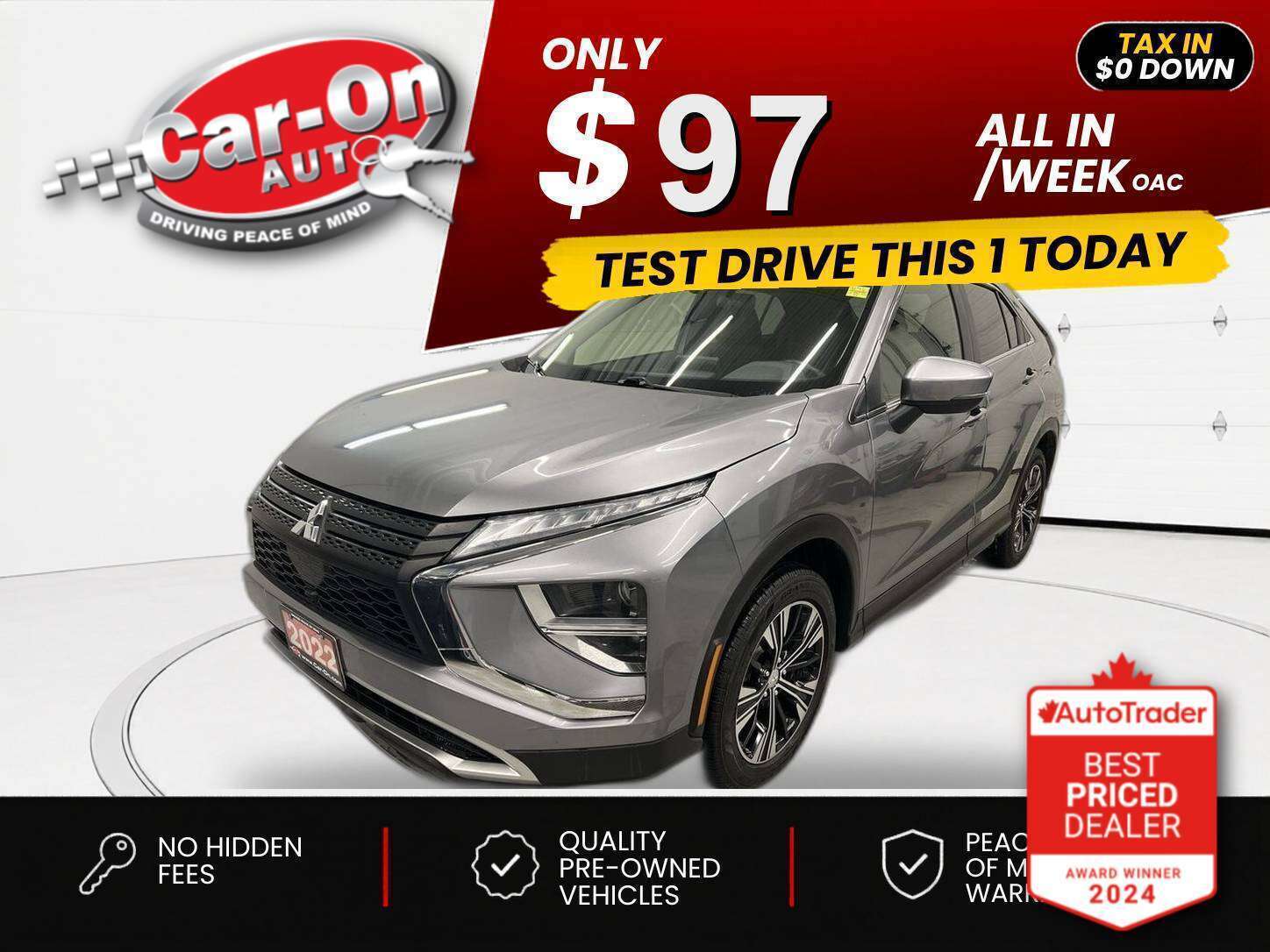 Gray 2022 Mitsubishi Eclipse Cross Automatic