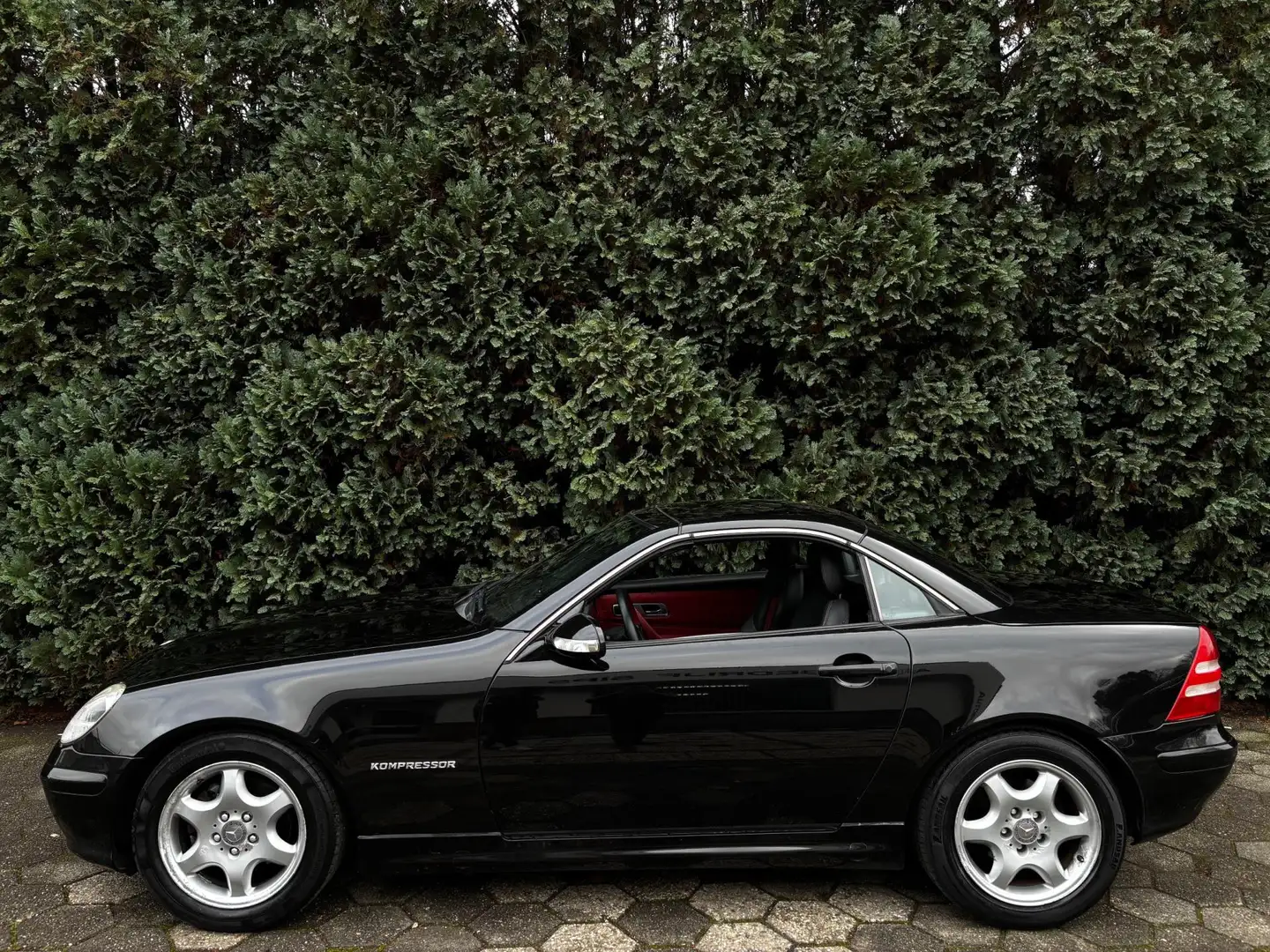 Mercedes-Benz SLK 200 K. | Airco | Cruise | Dak recent gereviseerd Noir - 2