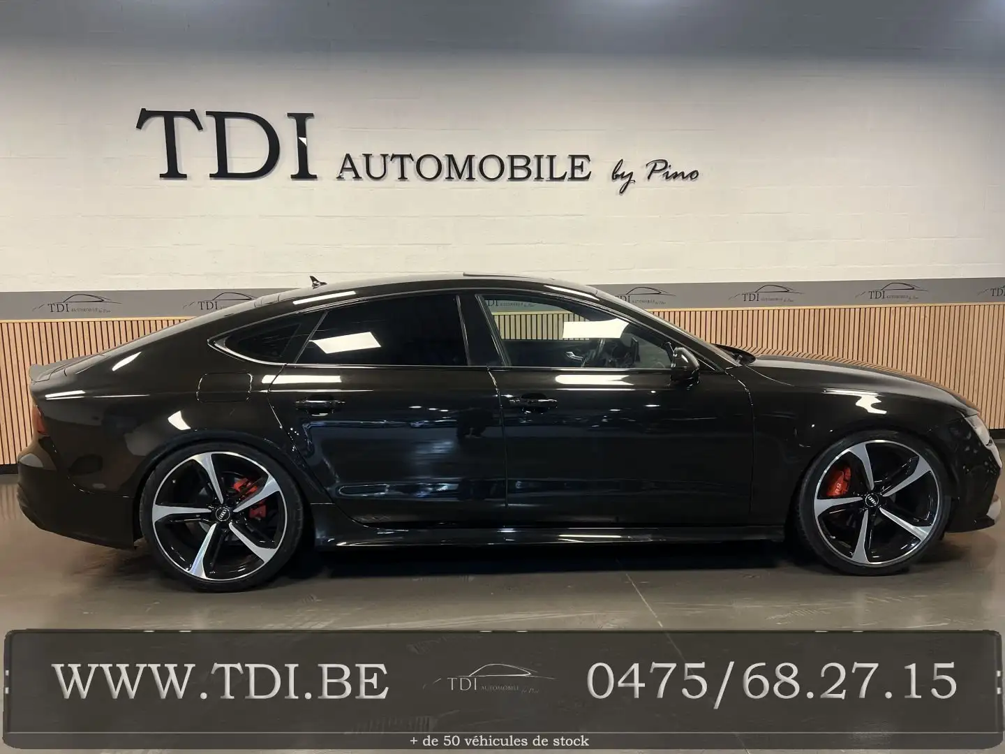 Audi A7 *RS7 LOOK*3.0 TDi V6 S line*204CV*EURO 5a*CT OK* Zwart - 2