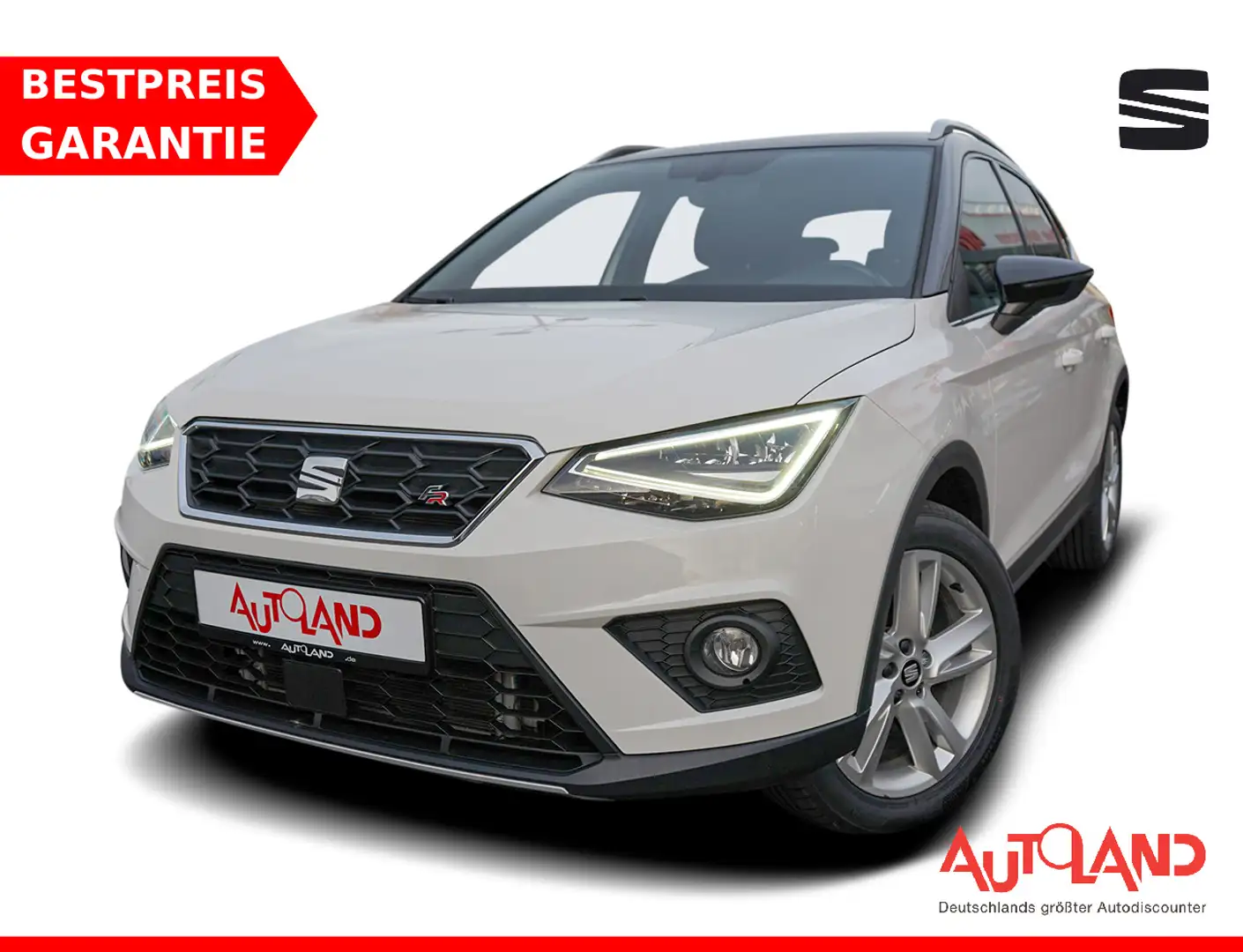 SEAT Arona 1.0 TSI FR DSG LED Navi ACC Sitzheizung Wit - 1
