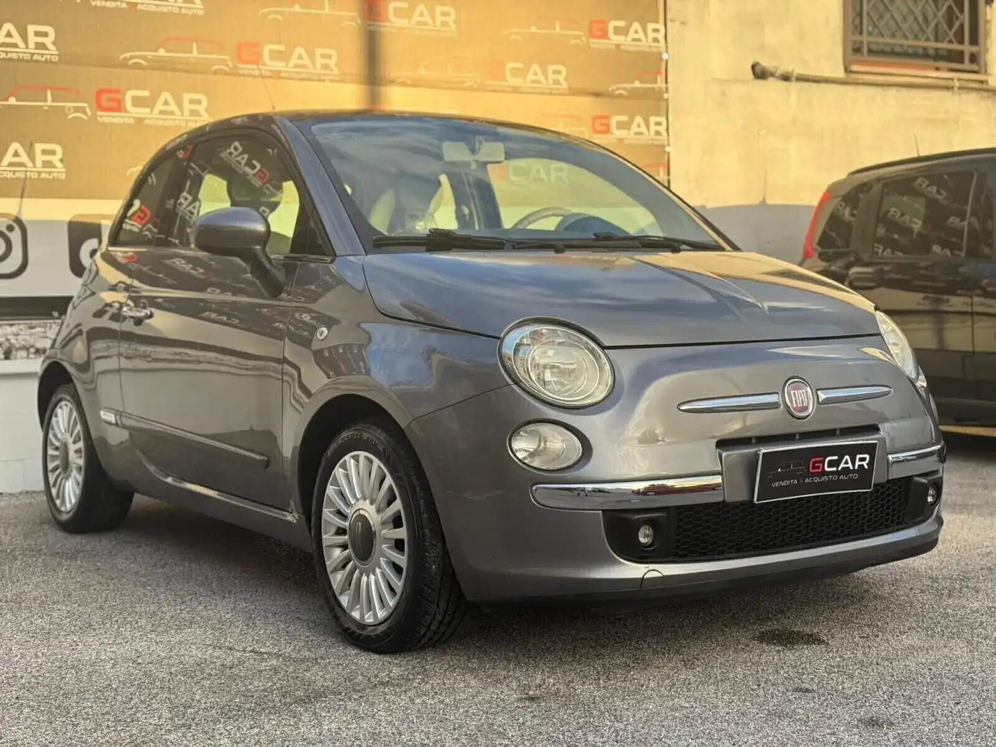 Fiat 500 1.2 Lounge Gris - 2