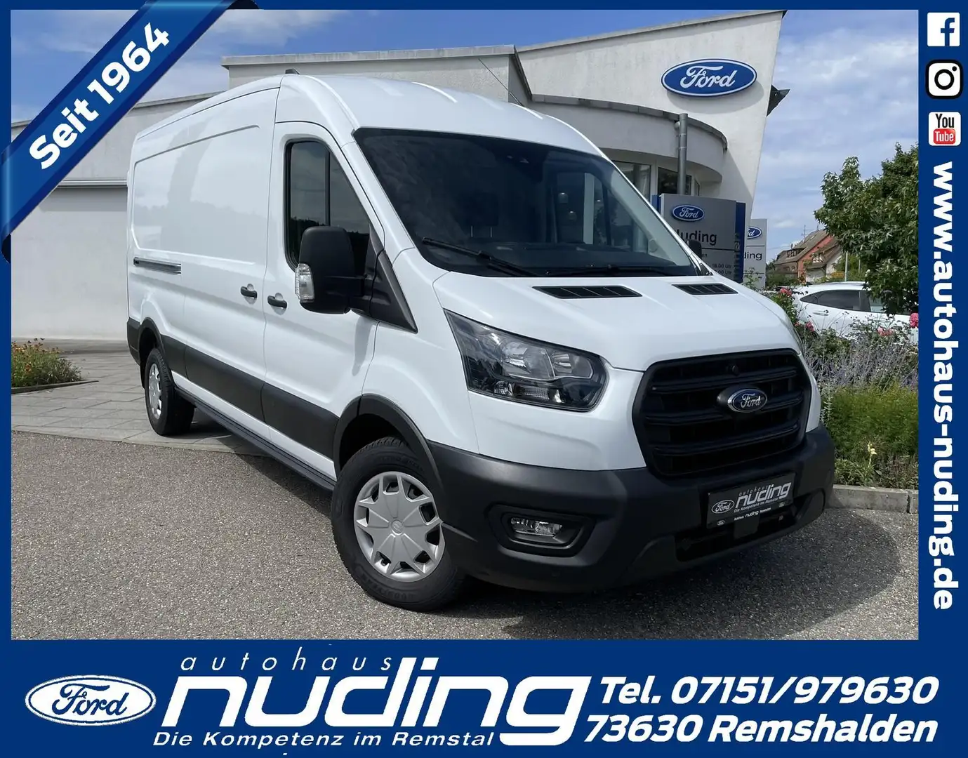 Ford Transit 350 L3H2 Kasten VA Trend Weiß - 1