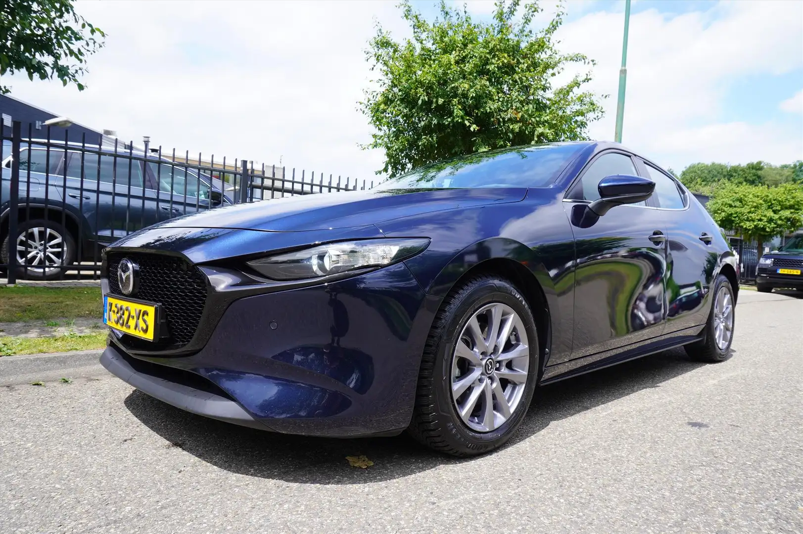 Mazda 3 Hatchback Skyactiv-X 186pk Aut Comfort Leder Bose Blu/Azzurro - 1