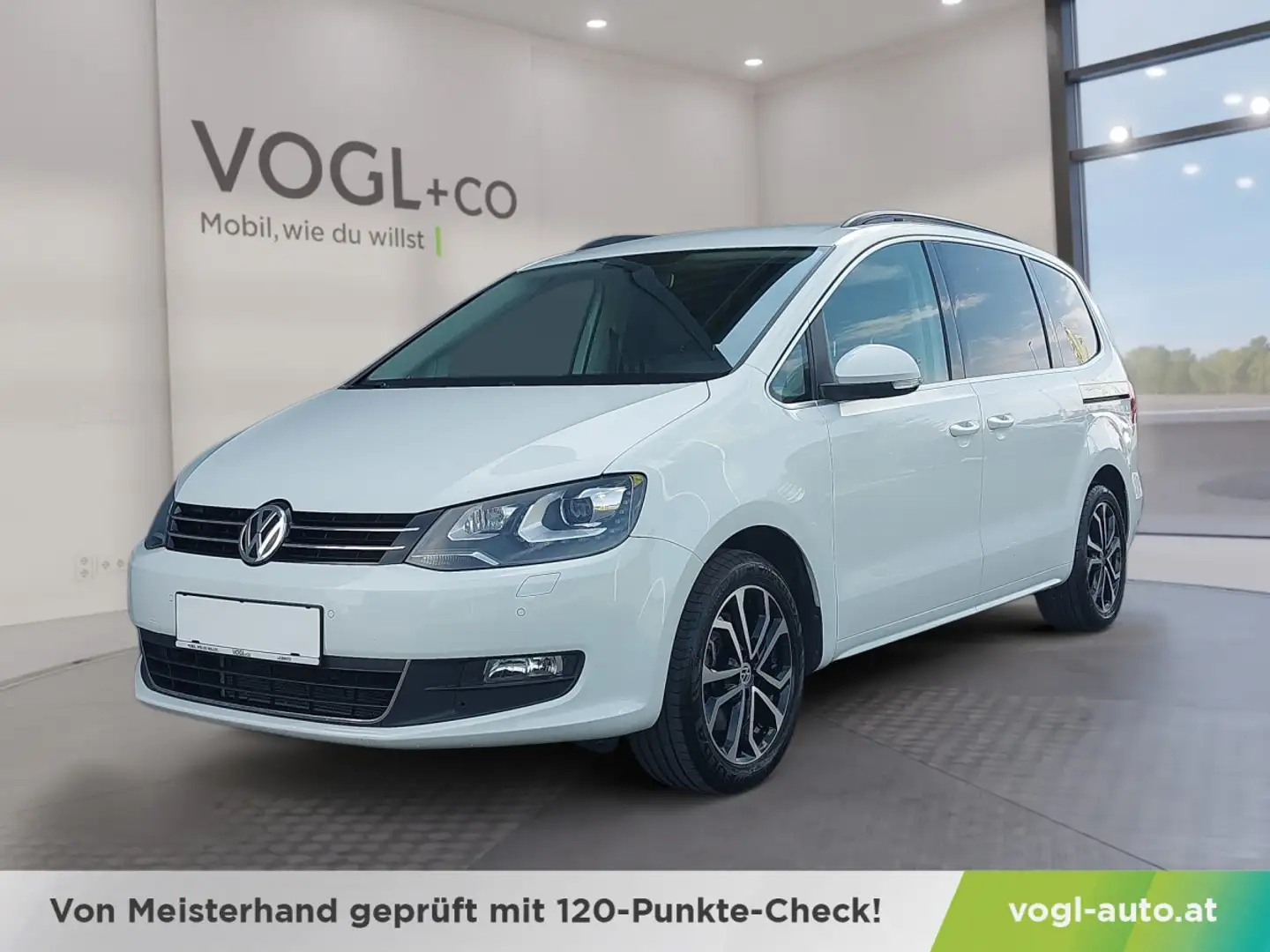 Volkswagen Sharan 2,0 TDI Trendline Weiß - 1