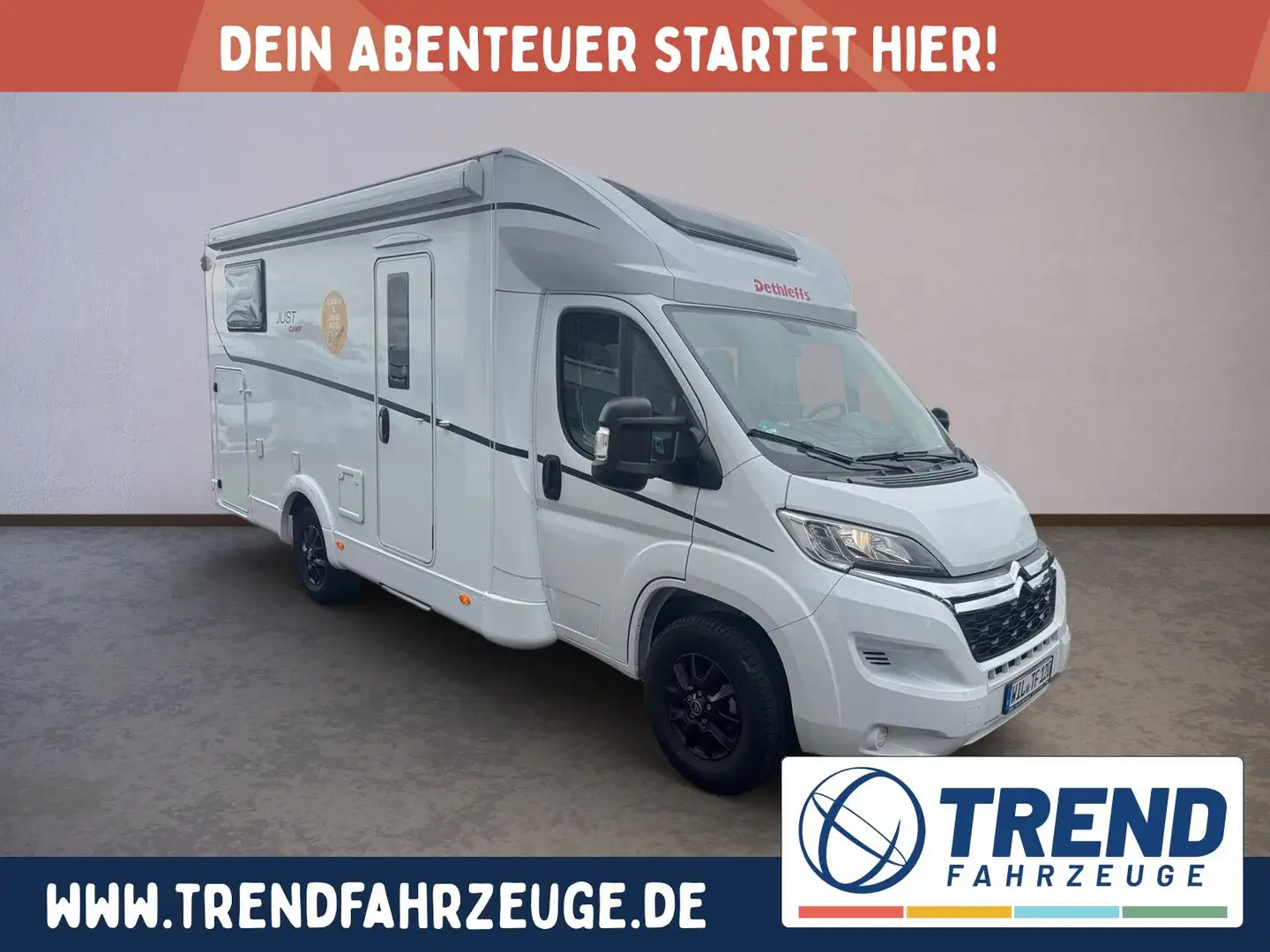 Dethleffs Just Camp T 6812 EB Alpine Navi *Kamera *Hubbett Weiß - 1
