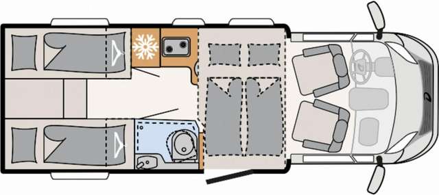 Dethleffs Just Camp T 6812 EB Alpine Navi *Kamera *Hubbett