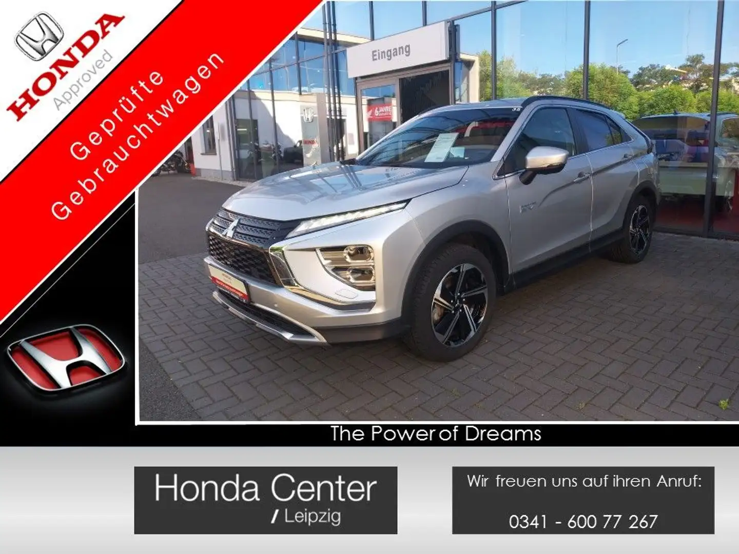 Mitsubishi Eclipse Cross Intro Edition Hybrid 4WD PlugIn Zilver - 1