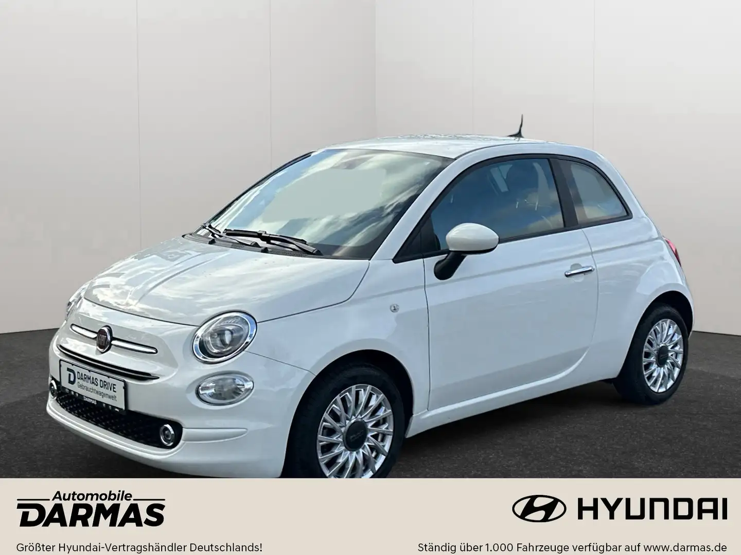 Fiat 500 500 1.0 mild Hybrid CLUB Navi DAB LM PDC Weiß - 1