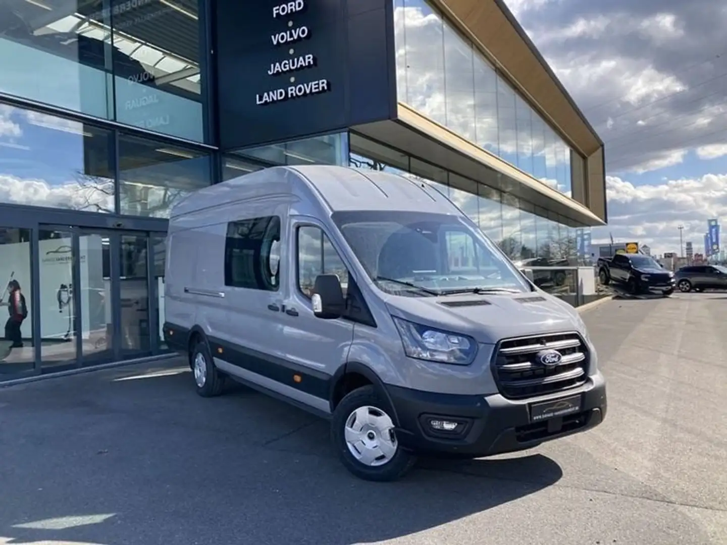 Ford Transit 350E  L4H3 165PK AUTOMAAT RWD NIEUW  39600+BTW Grijs - 1