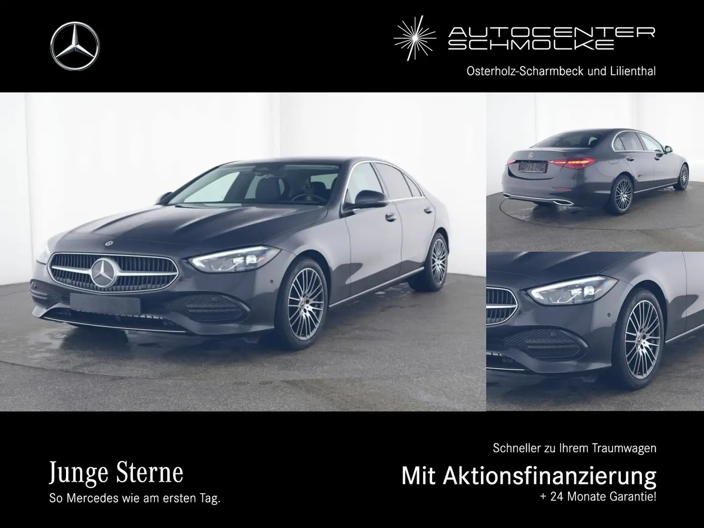 Mercedes-Benz C 180 C 180 AVANTGARDE ADVANCED*AHK*ALU 18"*WINTERP.* Grau - 1