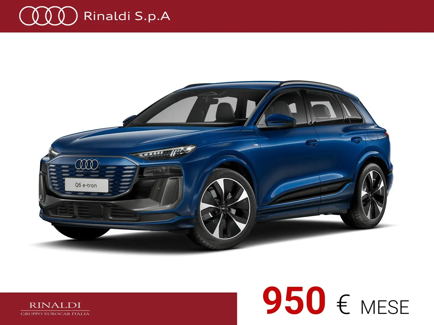 Audi Q6 performance s line edition 326cv Bleu - 1