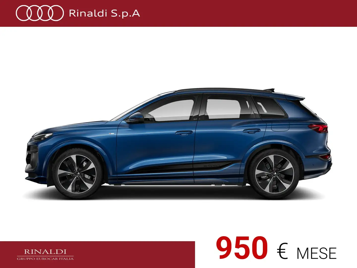 Audi Q6 performance s line edition 326cv Bleu - 2