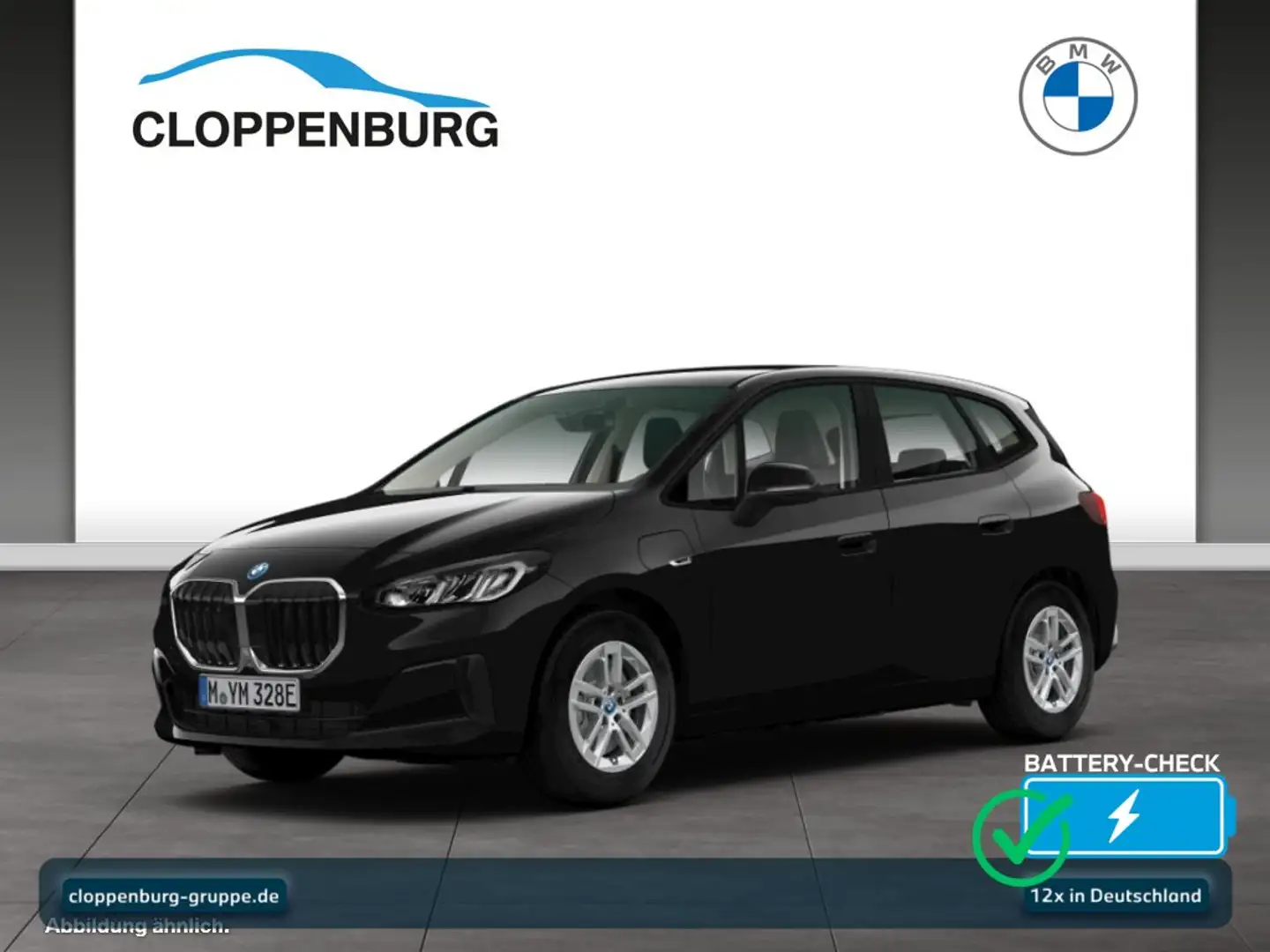 BMW 225 e xDrive Active Tourer SHZ+HiFi+Ambi+BT+ZV+FH Schwarz - 1