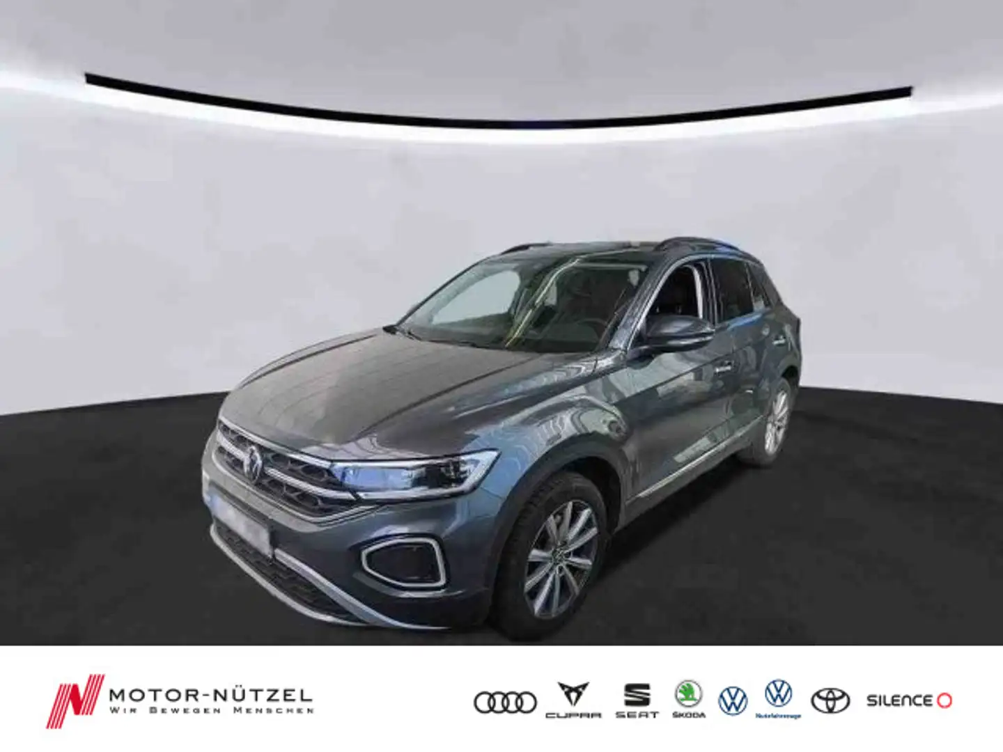 Volkswagen T-Roc 2.0 TDI 4M DSG STYLE IQ+NAVI+ACC+AHK+PANO Grau - 1