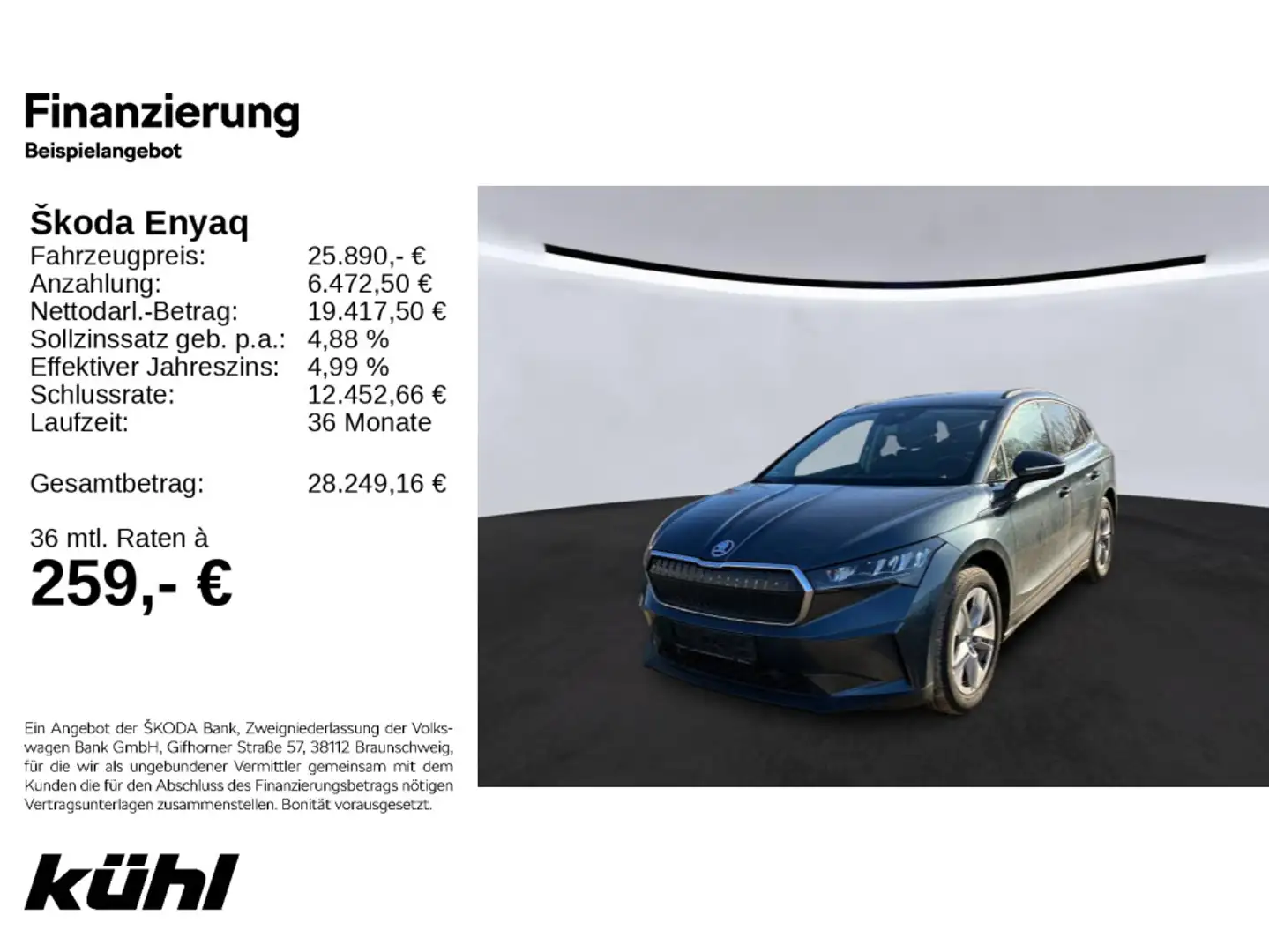 Skoda Enyaq iV60 Suite AHK,Wärmepumpe,PDC Grau - 1