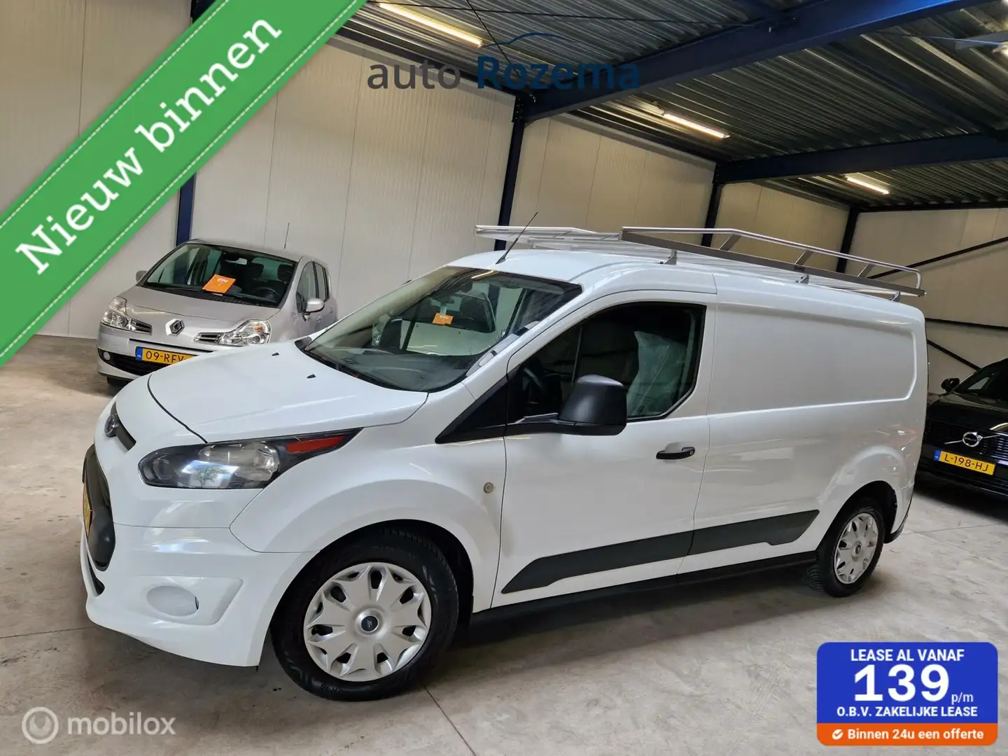 Ford Transit Connect 1.5 TDCI L2 Trend HP 120 pk 6 Bak Uitz Mooi Wit - 1