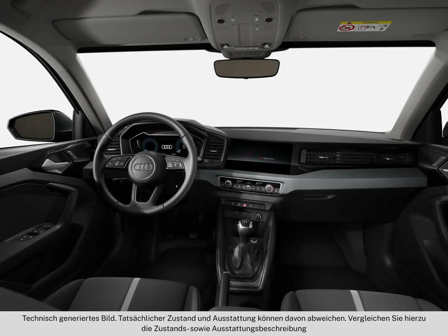 Audi A1 25 TFSI intense Schwarz - 2