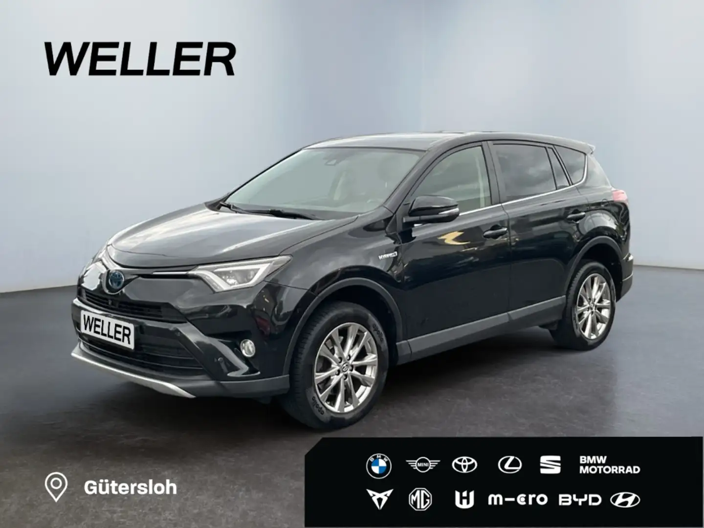 Toyota RAV 4 2.5 4x2 Hybrid Executive *Leder*GSD*el Sitz* Schwarz - 1
