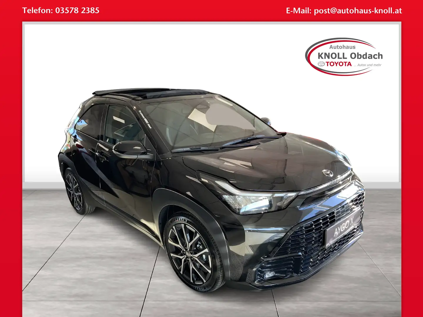 Toyota Aygo X Hybrid GR SPORT Canvas-Faltdach Schwarz - 1